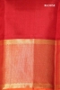 Handloom Thread Weave Kanjeevaram Silk Saree